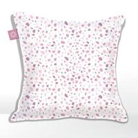 Vector Cushion or Pillow with Terrazzo, Rock, Granite or Stone Pattern Printed
