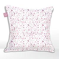 Vector Cushion or Pillow with Terrazzo, Rock, Granite or Stone Pattern Printed