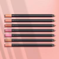 Vector Black Lipstick Pen, Pencil in Pink Background