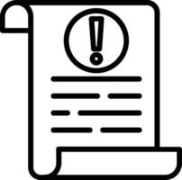 Instruction Vector Line Icon
