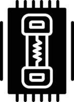 Fuse Box Glyph Vector Icon