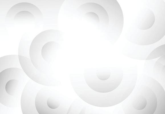 Minimal circle geometric background. Gray background. Vector illustration