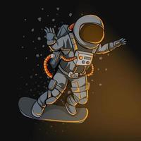 ilustración vectorial astronauta vector