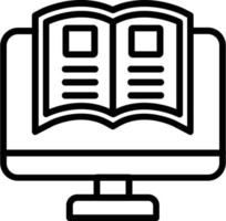 Ebook Vector Line Icon