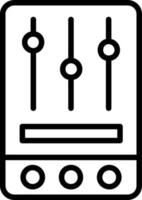Rgb light Control Vector Line Icon