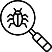 Magnifier Vector Line Icon