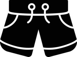 Shorts Glyph Icon vector