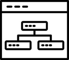 Structure Vector Line Icon