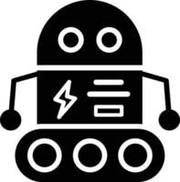 Robot Glyph Icon vector