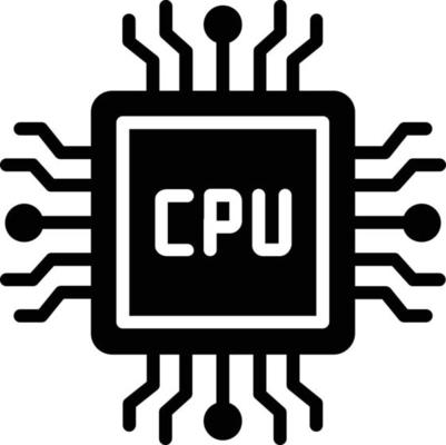 Cpu Vector Glyph Icon