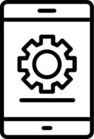 Settings Vector Line Icon