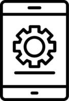 Settings Vector Line Icon