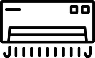 Air Conditioner Vector Line Icon