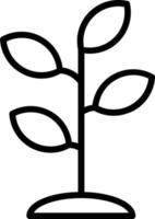 Plant Vector Line Icon