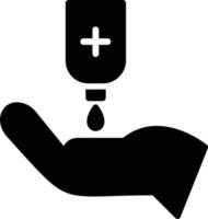 Sanitizer Glyph Icon Design vector