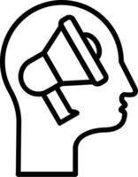 Public Relation Vector Line Icon