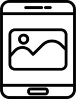 Gallery Vector Line Icon