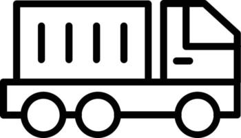 Container Vector Line Icon