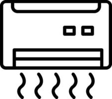 Air Conditioner Vector Line Icon