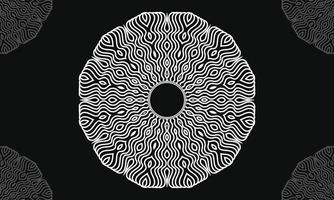 Mandala pattern vector print design.Abstract background with ornament.