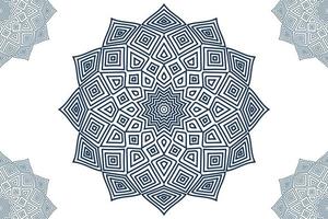 Mandala pattern design. Geometric pattern design. Pastel color mandala vector