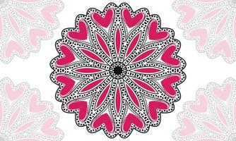 diseño de fondo colorido mandala. diseño de mandala ornamental. diseño de patrón de mandala. vector