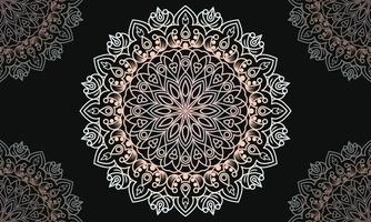 diseño de fondo colorido mandala. diseño de mandala ornamental. diseño de patrón de mandala. vector