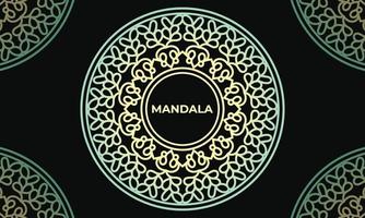 diseño de fondo colorido mandala. diseño de mandala ornamental. diseño de patrón de mandala. vector