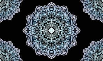Mandala Pattern with flowers background design. wallpaper pattern print design. vector
