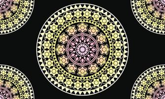 diseño de fondo colorido mandala. diseño de mandala ornamental. diseño de patrón de mandala. vector