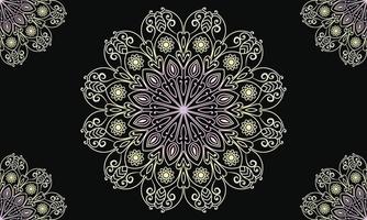 Colorful mandala background design. Ornamental mandala design. Mandala Pattern Design. vector