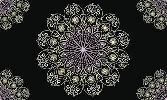 diseño de fondo colorido mandala. diseño de mandala ornamental. diseño de patrón de mandala. vector