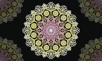 abstract mandala pattern background design. Luxury ornamental mandala design. vector