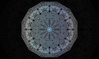 Mandala pattern design. Geometric pattern design. Pastel color mandala. vector