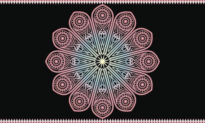 abstract mandala pattern background design. Luxury ornamental mandala design.