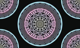 diseño de fondo colorido mandala. diseño de mandala ornamental. diseño de patrón de mandala. vector