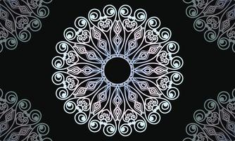 diseño de fondo de patrón de mandala abstracto. diseño de mandala ornamental de lujo. vector
