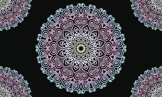 diseño de fondo colorido mandala. diseño de mandala ornamental. diseño de patrón de mandala. vector