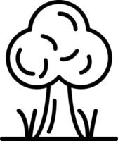 Tree Vector Line Icon