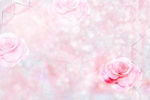 rosa de flores de colores brillantes. naturaleza foto