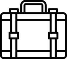 Suitcase Vector Line Icon