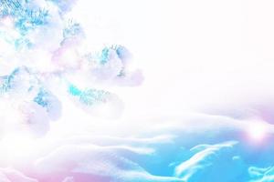 Abstract winter Christmas and New Year background. Snowflakes. photo