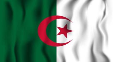bandera de argelia vector