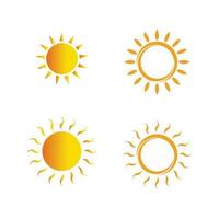 Sun Vector illustration Icon