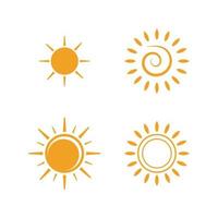 Sun Vector illustration Icon