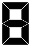 Numbers from zero to nine vector