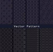 Vector geometric luxury pattern collection design