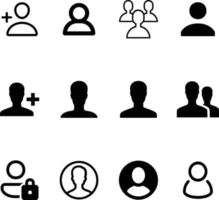 Person Icon Collection Pack vector