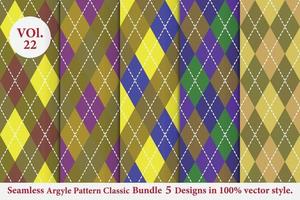 Argyle Pattern vector ,Fabric texture background