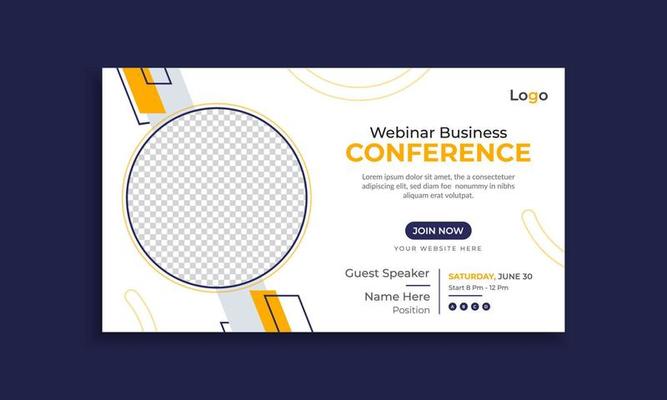 Webinar Banner Vector Art, Icons, and Graphics for Free Download